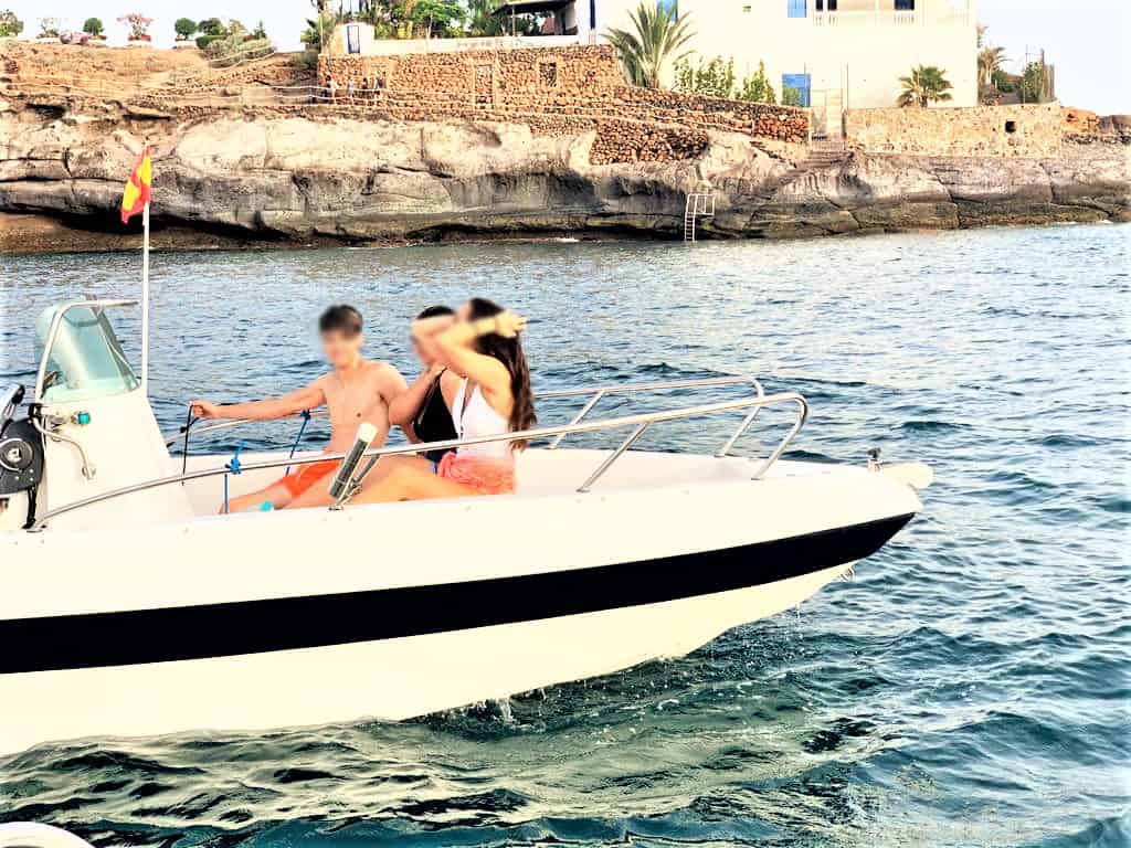 Boat Hire Tenerife without Boat License in costa Adeje