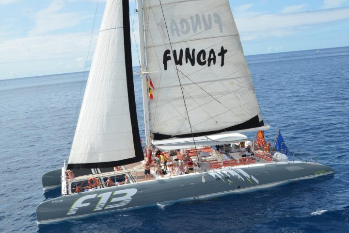 catamaran tour with freebird to los gigantes