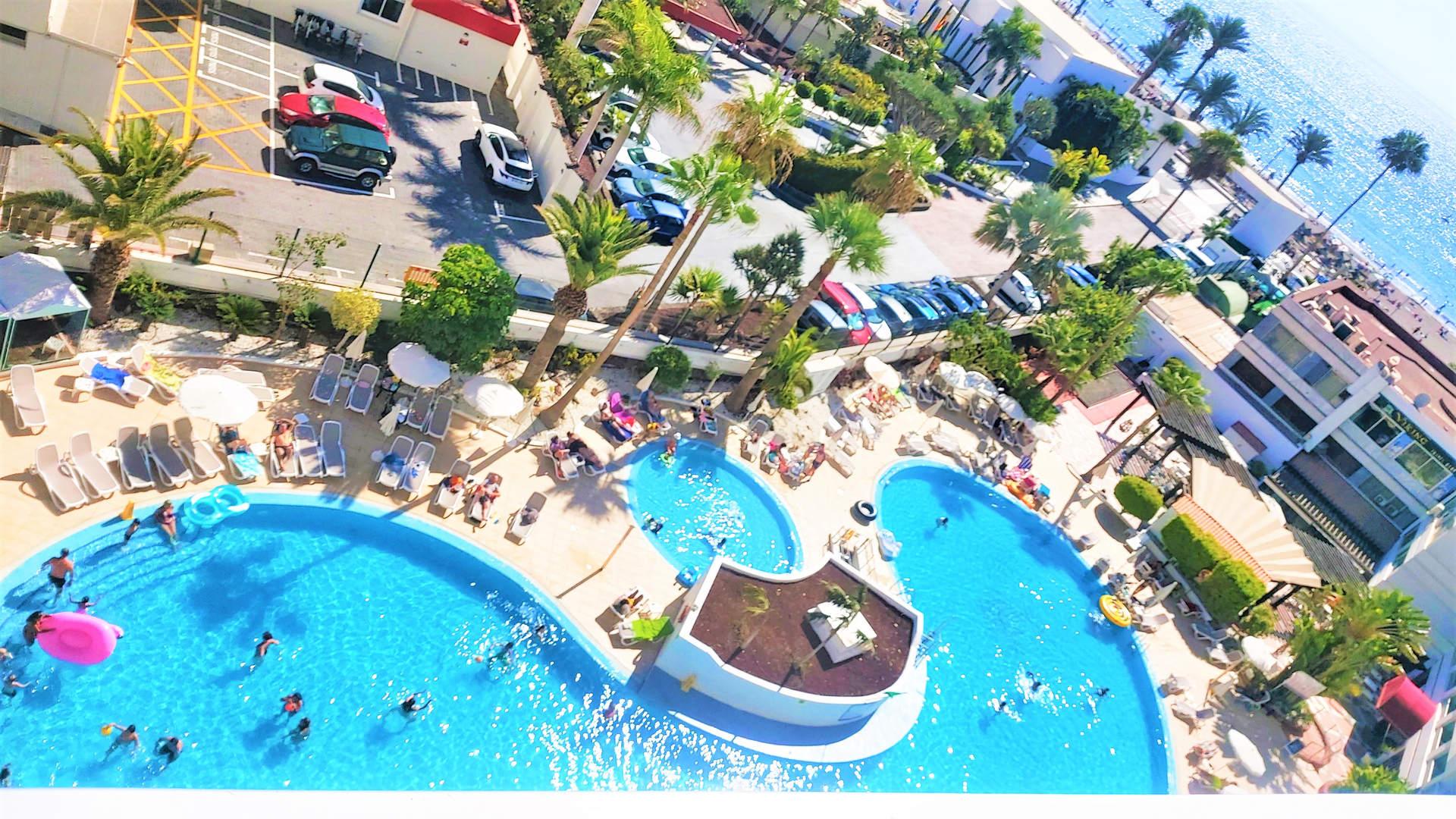 Hotel Palm Beach Pool View next to Playa de Troya