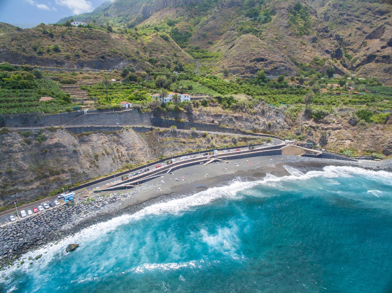 Beach of El Socorro in the North of Tenerife