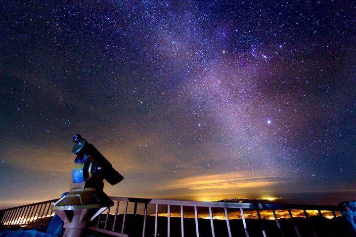 Sunset and Stars on Mount Teide in Tenerife - 11472  