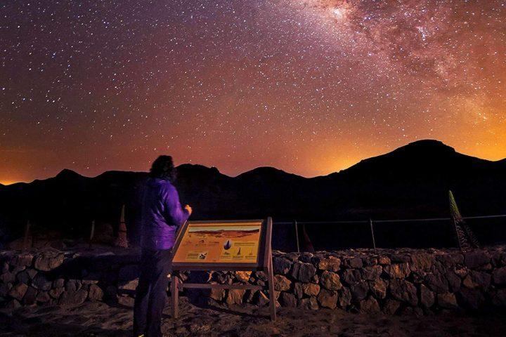 Sunset and Stars on Mount Teide in Tenerife - 11477  